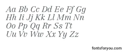 LinotypeCentennial46LightItalicOldstyleFigures Font