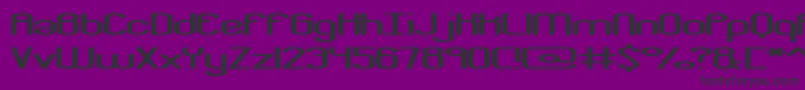 CrackdownR2Brk-Schriftart – Schwarze Schriften auf violettem Hintergrund