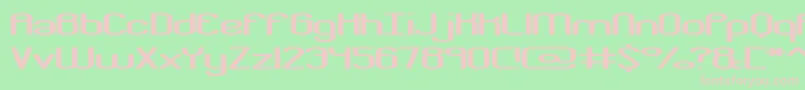 CrackdownR2Brk Font – Pink Fonts on Green Background