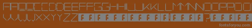 Шрифт FadeAway – серые шрифты на коричневом фоне