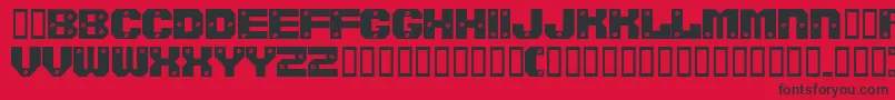 More about Screwedsw Font Screwedsw Font – Black Fonts on Red Background