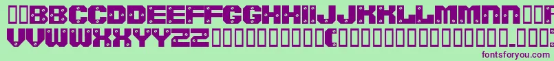 En savoir plus sur la police Screwedsw Police Screwedsw – polices violettes sur fond vert