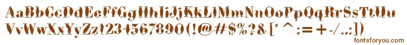 BodoniBrushItc Font – Brown Fonts