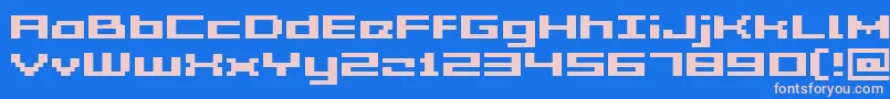 More about GrixelAcme5WideBold Font GrixelAcme5WideBold Font – Pink Fonts on Blue Background
