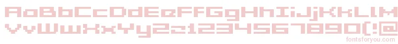 GrixelAcme5WideBold-Schriftart – Rosa Schriften auf weißem Hintergrund