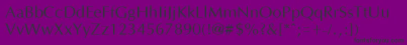 OptaneRegular Font – Black Fonts on Purple Background