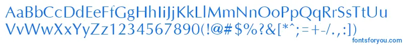 Lisätietoja OptaneRegular-fontista OptaneRegular-fontti – siniset fontit