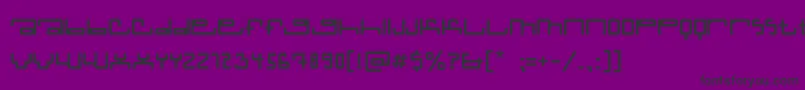 Cardholderc Font – Black Fonts on Purple Background
