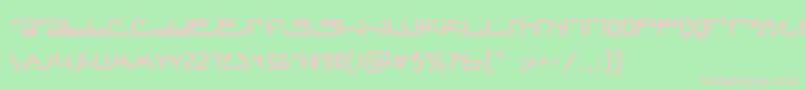 Cardholderc Font – Pink Fonts on Green Background