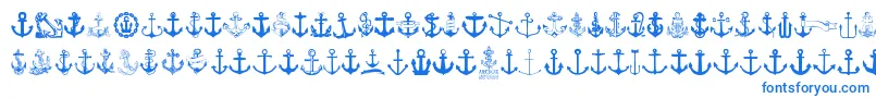 Подробнее о шрифте Anchor Шрифт Anchor – синие шрифты