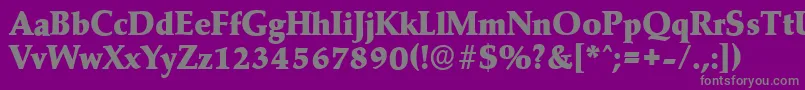Saiba mais sobre a fonte MarathonserialHeavyRegular Fonte MarathonserialHeavyRegular – fontes cinzas em um fundo violeta