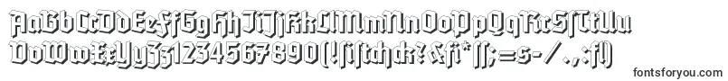 Шрифт TannenbergShadow – шрифты, начинающиеся на T