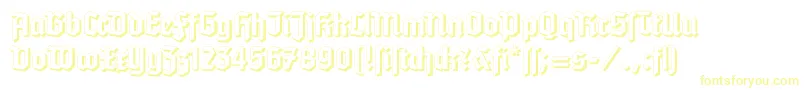 TannenbergShadow Font – Yellow Fonts