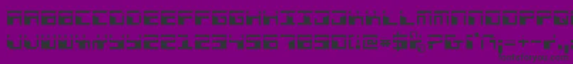 Phaser Bank Laser Font – Black Fonts on Purple Background