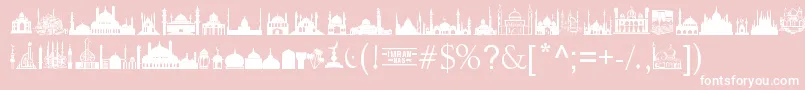 More about MasjidAlImran Font MasjidAlImran Font – White Fonts on Pink Background