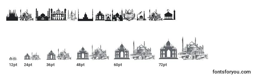 MasjidAlImran Font Sizes