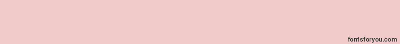 Czcionka InflexMtBold – czarne czcionki na różowym tle