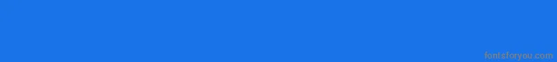 InflexMtBold-fontti – harmaat kirjasimet sinisellä taustalla