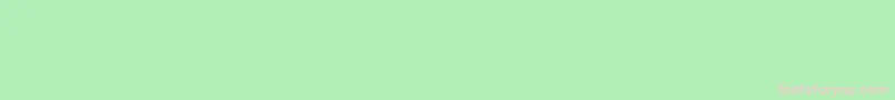 Czcionka InflexMtBold – różowe czcionki na zielonym tle