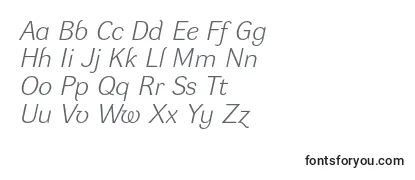 DynagroteskleItalic Font