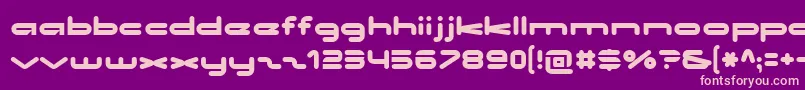 Noclocksフォントについての詳細 フォントNoclocks – 紫の背景にピンクのフォント