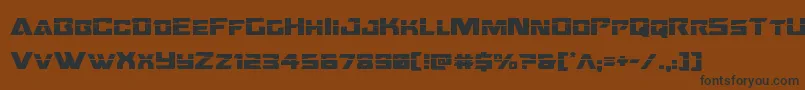 Oceanicdriftlaser Font – Black Fonts on Brown Background