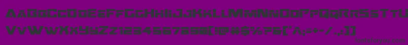 Oceanicdriftlaser Font – Black Fonts on Purple Background