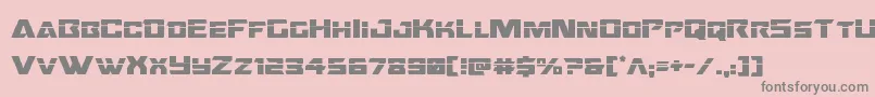 Oceanicdriftlaser Font – Gray Fonts on Pink Background