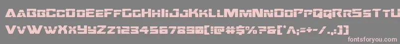 Oceanicdriftlaser Font – Pink Fonts on Gray Background
