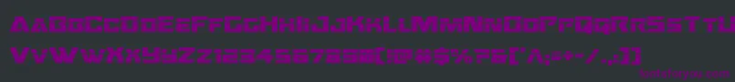 Oceanicdriftlaser Font – Purple Fonts on Black Background