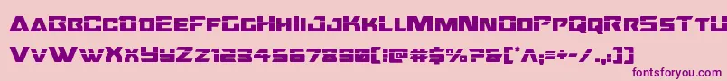 Oceanicdriftlaser Font – Purple Fonts on Pink Background