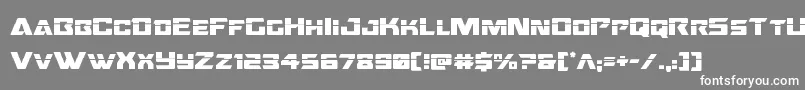 Oceanicdriftlaser Font – White Fonts on Gray Background