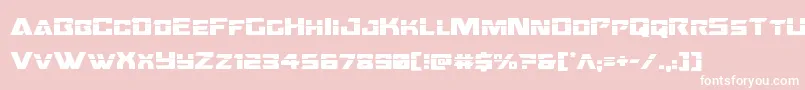 Oceanicdriftlaser Font – White Fonts on Pink Background