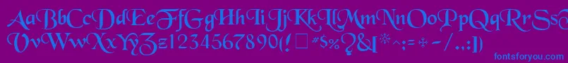 Подробнее о шрифте TenaceSsi Шрифт TenaceSsi – синие шрифты на фиолетовом фоне
