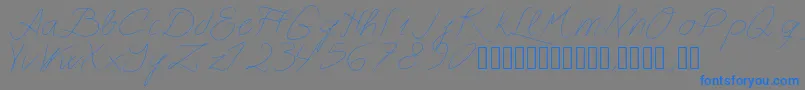 Weitere Informationen zur Astralasia-Schriftart Astralasia-Schriftart – Blaue Schriften auf grauem Hintergrund