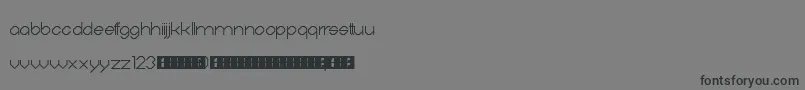 Digitalis Font – Black Fonts on Gray Background