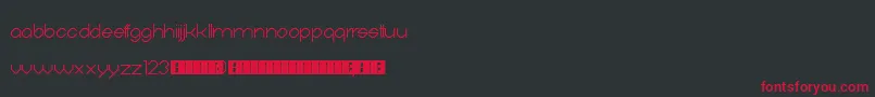 Digitalis Font – Red Fonts on Black Background