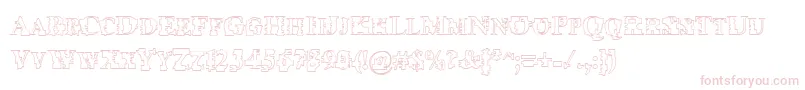 Psyborgzhollow Font – Pink Fonts