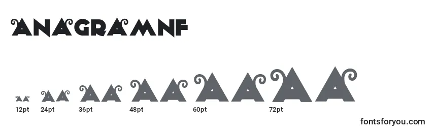 AnagramNf font sizes