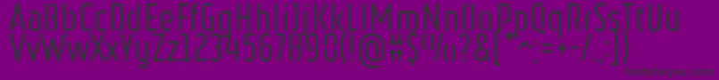RulerStencilRegular Font – Black Fonts on Purple Background