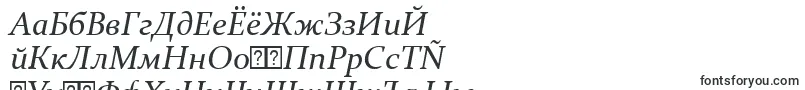 Police ConstantiaItalic – polices mongoles