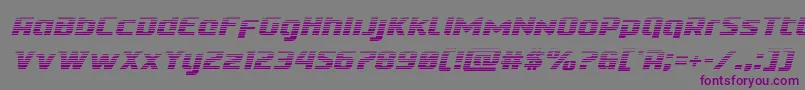 Шрифт Cobaltaliengradital – фиолетовые шрифты на сером фоне