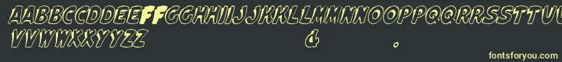 Подробнее о шрифте ElwoodItalic Шрифт ElwoodItalic – жёлтые шрифты на чёрном фоне