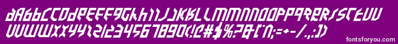 Valkyrieebi Font – White Fonts on Purple Background