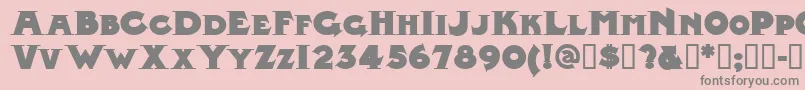Midlrn Font – Gray Fonts on Pink Background