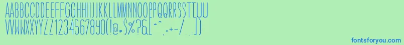 Lisätietoja CaledoLightWebfont-fontista CaledoLightWebfont-fontti – siniset fontit vihreällä taustalla