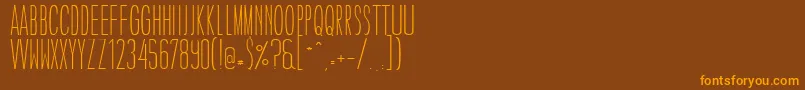 More about CaledoLightWebfont Font CaledoLightWebfont Font – Orange Fonts on Brown Background