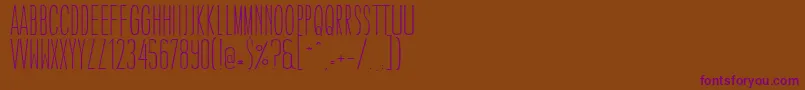 More about CaledoLightWebfont Font CaledoLightWebfont Font – Purple Fonts on Brown Background