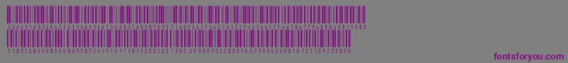 V300002 Font – Purple Fonts on Gray Background