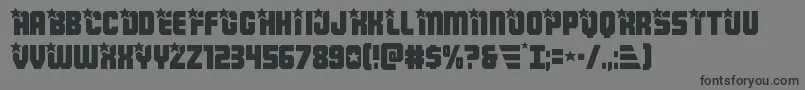 Armyrangers Font – Black Fonts on Gray Background